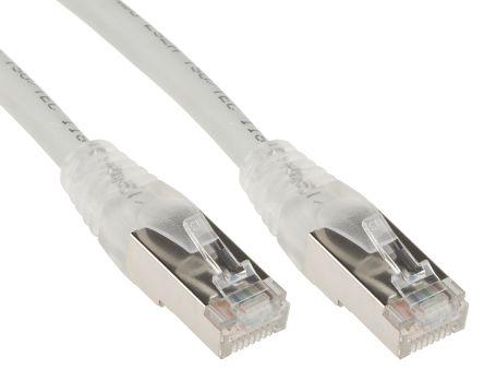 Actual product image RS PRO Patch cord cat.6 FTP 5m gray (FTP, CAT6, 5 m)