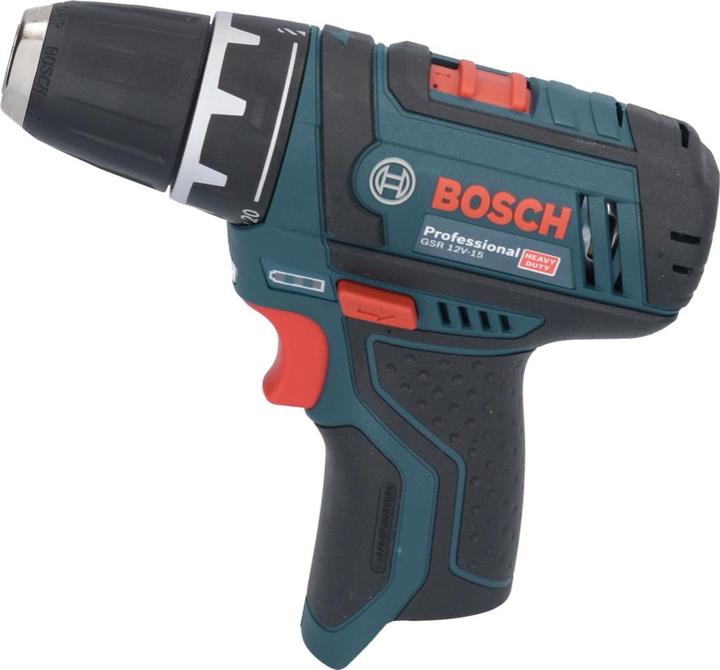 Produktbild Bosch Professional GSR 12V-15 Akku Bohrschrauber 12V 30Nm + 2x Akku 6,0Ah + Ladegerät + L-Boxx