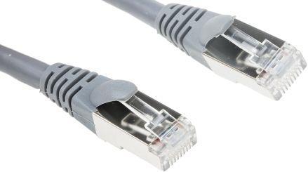 Immagine prodotto RS PRO Cavo patch Cat.6 FTP 3m grigio (FTP, CAT6, 3 m)
