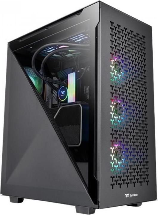 Actual product image Thermaltake Divider 500 TG Air Black (ATX)