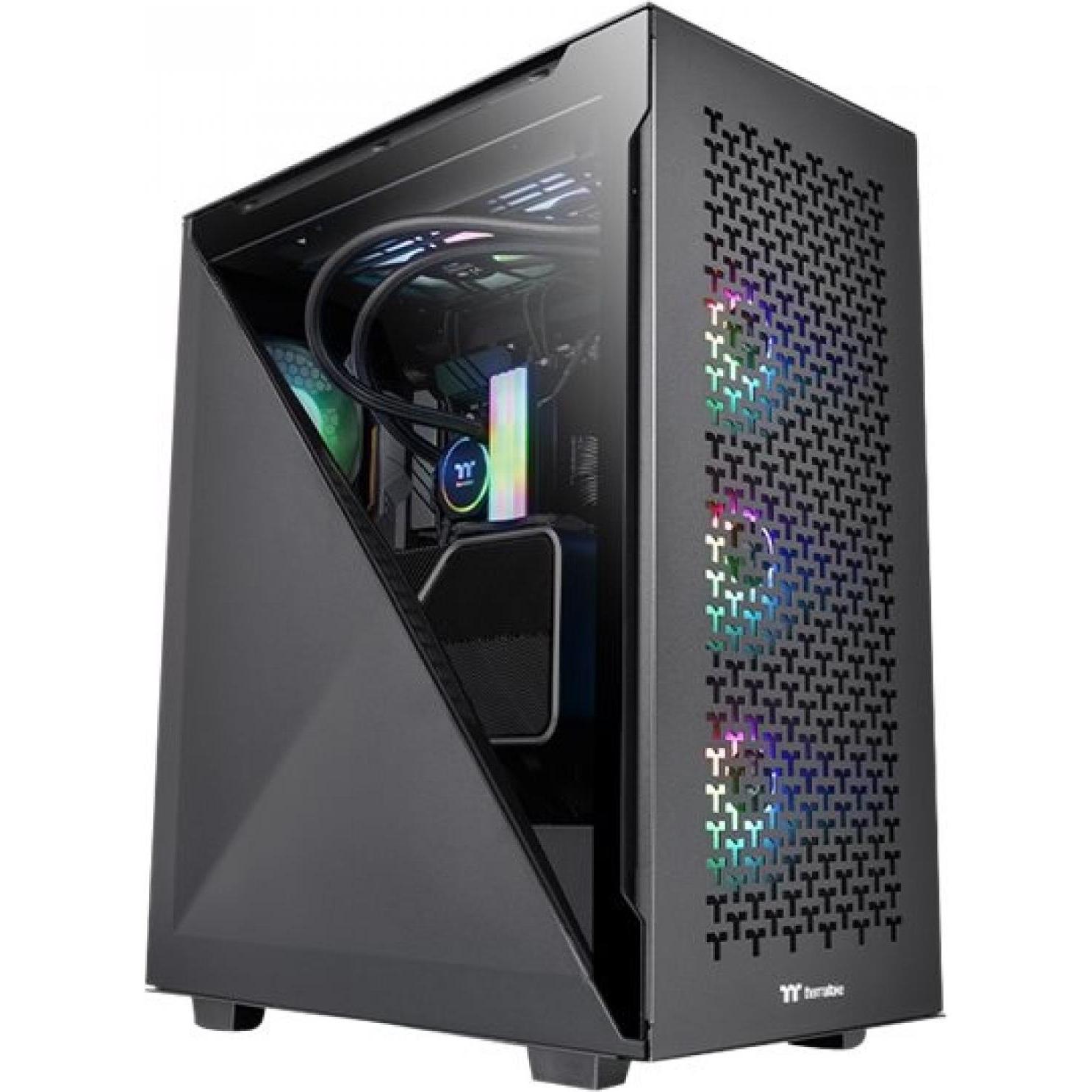 Thermaltake Divider 500 TG Air Black (ATX), Case PC, Nero