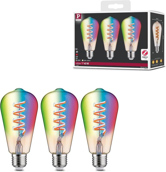 Actual product image Paulmann Piston Zigbee filament (E27, 470 lm, 1x)