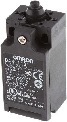 Actual product image Omron Industrial Automation Limit switch plunger actuation