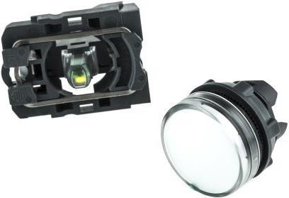 Produktbild Schneider Electric Leuchtmelder LED 240VAC weiß XB5AVM1