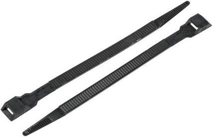 Produktbild RS PRO Kabelbinder schwarz Nylon 180x9mm (180 mm, 100 Stk.)