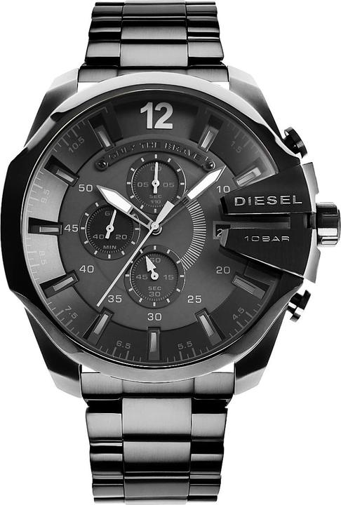 Immagine prodotto Diesel Zegarek Zegarek Męski Mega Chief DZ4355 Czarny (Cronografo, 51 mm)