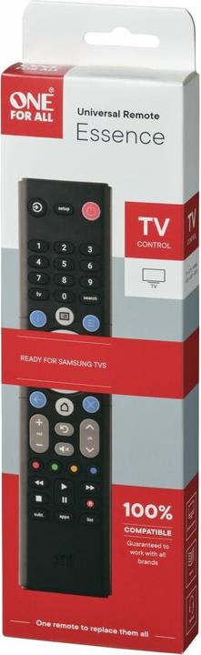 Productafbeelding One for All Essence TV Universalfernbedienung URC 1211 (Universele afstandsbediening, Infrarood)
