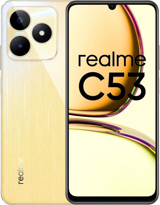Produktbild realme C53 (128 GB, Champion Gold, 6.74", Dual SIM, 4G)