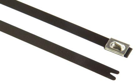 Produktbild HellermannTyton Kabelbinder 316 Edelstahl 362x7,9mm (Metallkabelbinder, 362 mm, 50 Stk.)