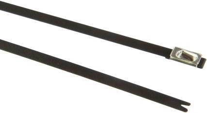 Produktbild HellermannTyton Kabelbinder 316 Edelstahl 362x4,6mm (Metallkabelbinder, 362 mm, 100 Stk.)
