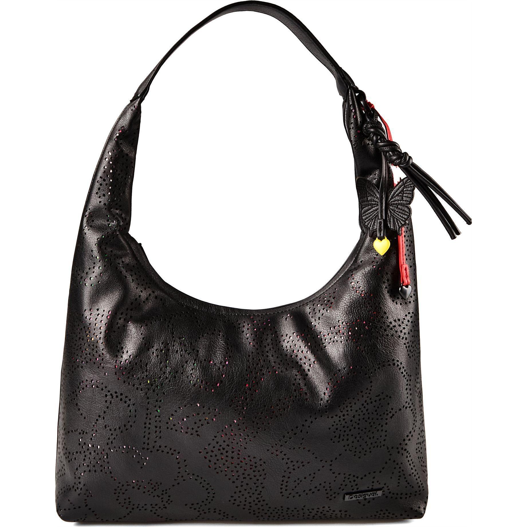Desigual Donna Nero Donne, Borsetta, Paladio Samarra Shoulder Bag,