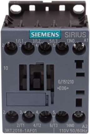 Produktbild Siemens Schütz 7,5kW 110Vac Größe 00