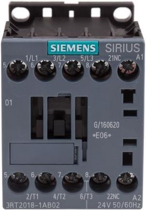 Produktbild Siemens Schütz 7,5kW 24Vac Größe 00