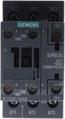 Produktbild Siemens Schütz 11kW 24Vac Größe 0