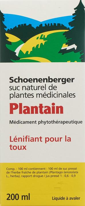 Produktbild Schönenberger Spitzwegerich Heilpflanzensaft Saft