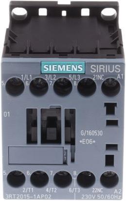 Produktbild Siemens Schütz 3kW 230Vac Größe 00