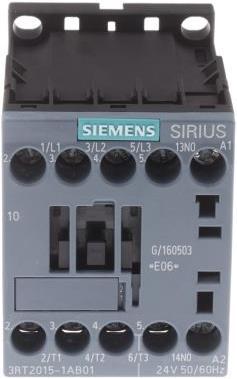 Actual product image Siemens Contactor 3 pole 3kW size S00 24Vac
