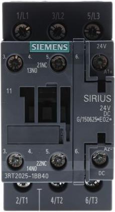 Produktbild Siemens Schütz 7,5kW 24Vdc Größe 0