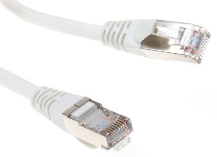 Produktbild RS PRO Patchkabel Cat5e FTP 3m weiß (FTP, CAT5e, 3 m)