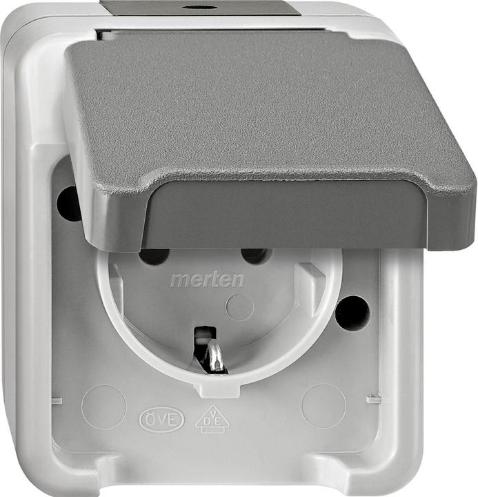 Produktbild Merten Steckdose SCHUKO MEG2400-8029 lichtgrau