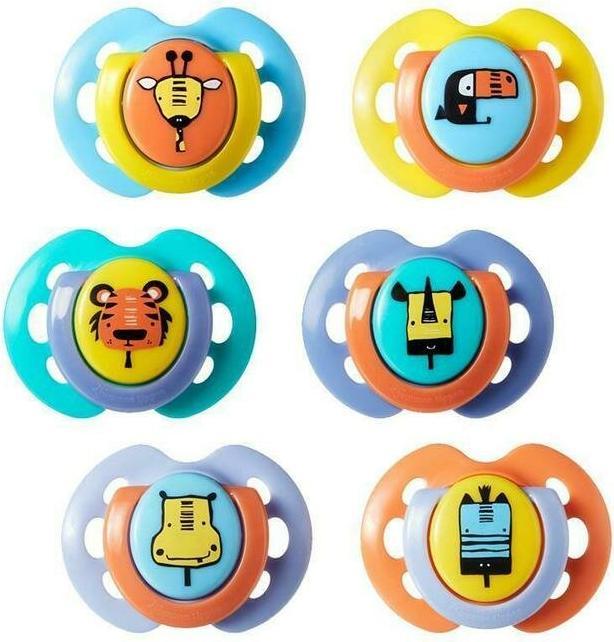 Actual product image Tommee Tippee Silicone dummy FUN STYLE, 0-6 months, 2 pcs., 43335703 (2x, 0 - 6 Months)