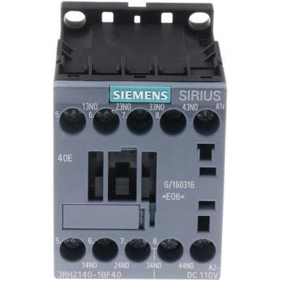 Thumbnail - Siemens Contactor Relay,4NO,110Vdc,SZ S00, Relais