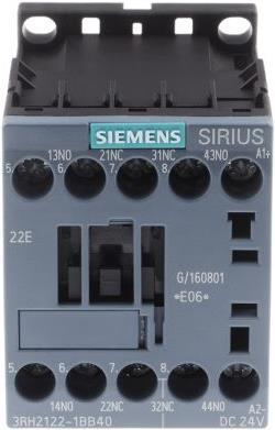 Produktbild Siemens Contactor Relay,2NO+2NC,24Vdc,SZ S00