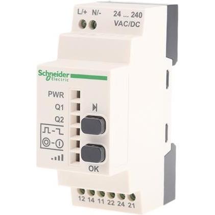 Thumbnail - Schneider Electric Empfänger programmier XB5R 24-240VAC/DC, Taster + Schalter, Grün