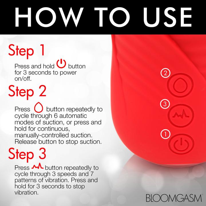 Produktbild Bloomgasm Lily Lover Saugender und Vibrierender Klitorisstimulator