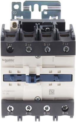 Produktbild Schneider Electric Schütz,NO,125A,24Vdc,AC-1, 4-polig