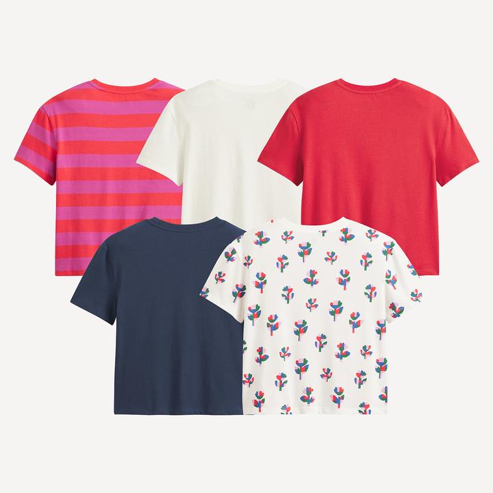 Actual product image La Redoute Collections 5er-Pack T-Shirts (164)