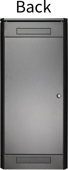 Produktbild Logon RDL26U61BL Vrijstaande rek 26U 600kg Zwart rack (26 HE, 19 Zoll Rack)
