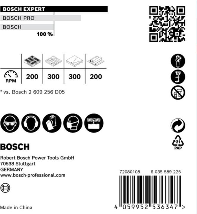 Produktbild Bosch Professional Zubehör EXPERT Construction Material Lochsäge, 159 x 60 mm (64 Millimeter)