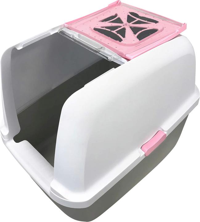 Produktbild Catit Katzentoilette mit Dach und Kohlefilter (Katzenklo geschlossen)