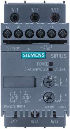 Actual product image Siemens SIRIUS SOFT STARTER, S00, 17.6A,110-230V