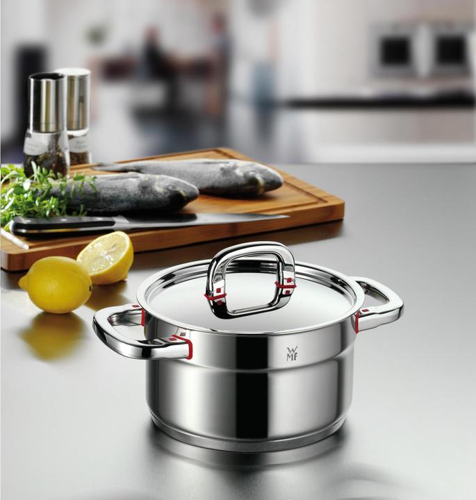 Actual product image WMF Fleischtopf PREMIUM ONE silberfarben (16 cm, Pot, Stainless steel)