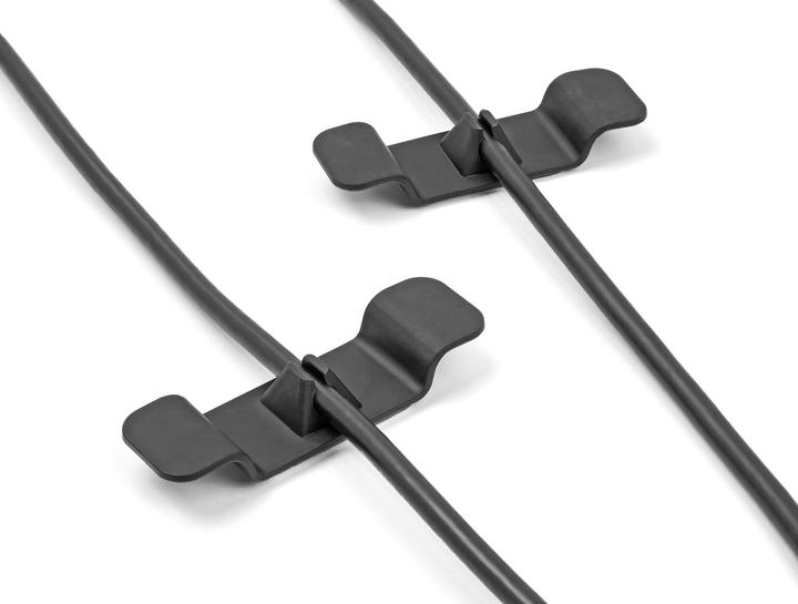 Produktbild Delock Kabelhalter Clip selbstklebend Set 3 Stück schwarz