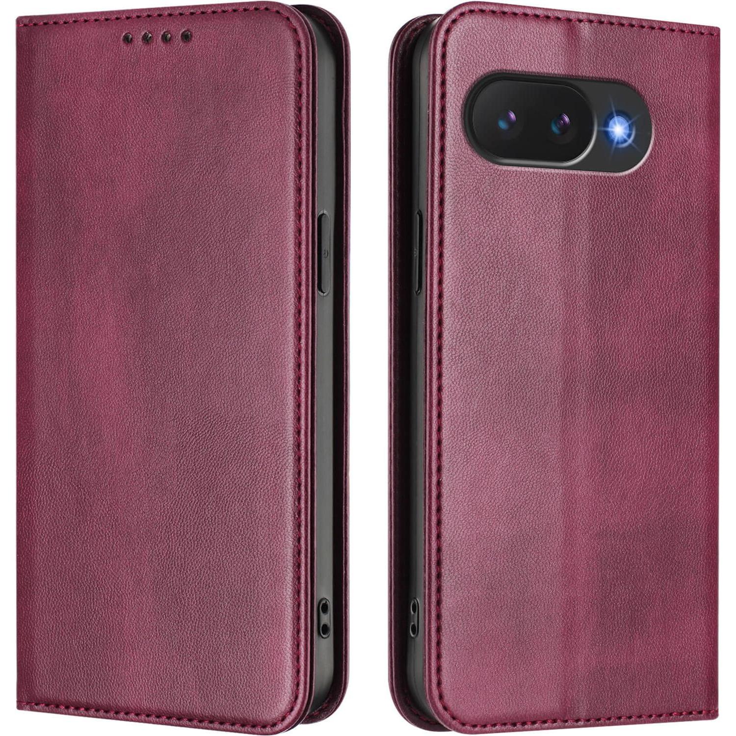 Cover-Discount Google Pixel 10a - Flip Case mit RFID Blocker (Google Pixel 10a), Cover smartphone, Rosso