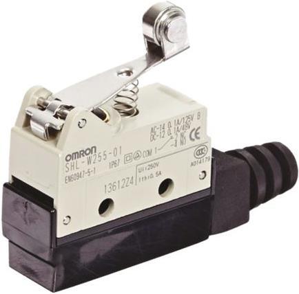 Produktbild Omron Industrial Automation Enclosed switch,short hinge roller lever