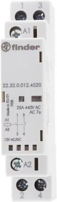 Produktbild Finder Modular contactor NO/NC 25A 12Vac/dc