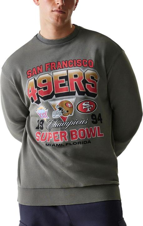 Produktbild New Era Washed Oversized Pullover - San Francisco 49ers - XX (XXL)