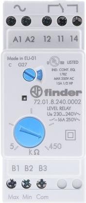 Image du produit Finder Relais de surveillance 230-240 Vac réglable