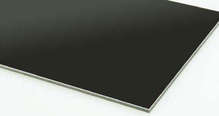 Produktbild RS PRO Black composite sheet 3mm, 0.6m square (600 mm, 600 mm, 3 mm)