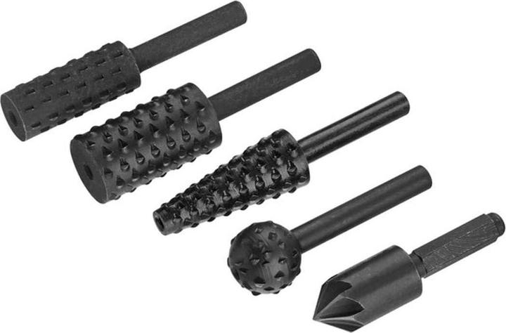 Stanley Drill files handle fi = 6mm-set for woodx4 (35 mm)