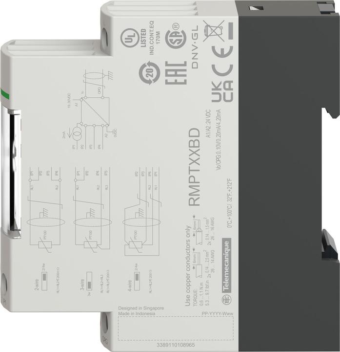 Actual product image Schneider Electric Transmitter Pt100, 0-+250°C/32-482°F, RMPT50BD