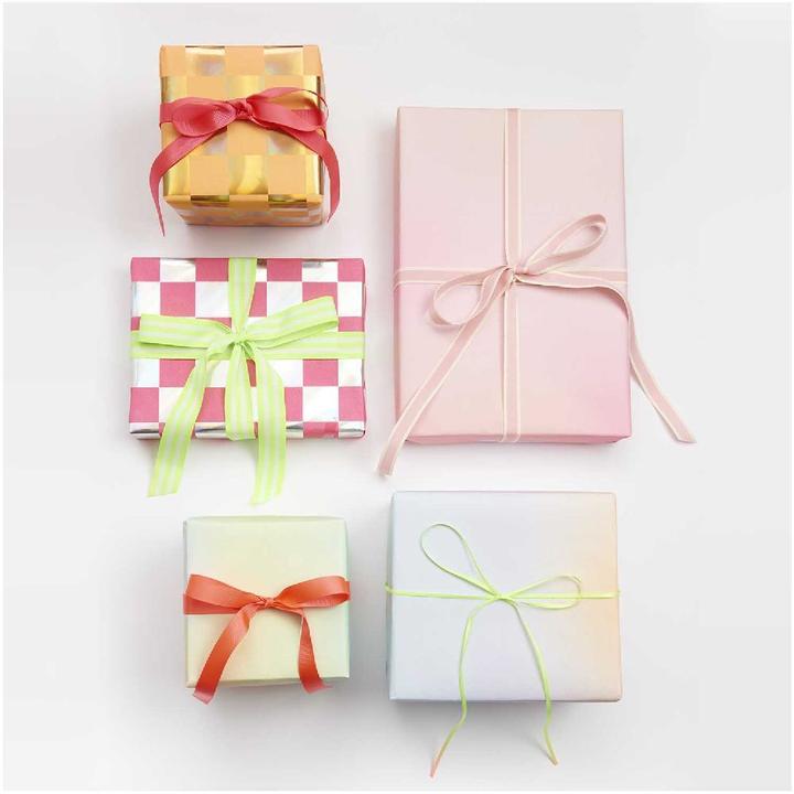 Actual product image Rico Design Wrapping paper chessboard, neon.400549 (Wrapping paper)