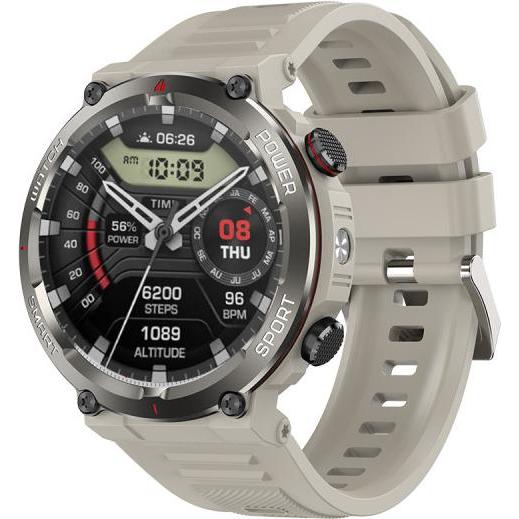 Blackview W50 Pro (Montre Connectée Durcie - 1.45" - Microphone intégré) Gris, Smartwatch