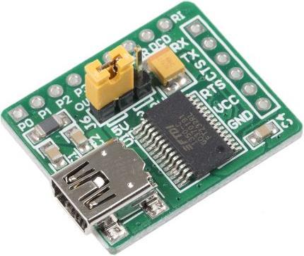 Actual product image MikroElektronika USB UART Board