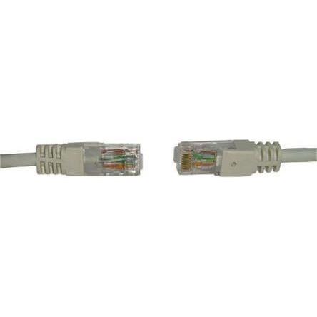 Thumbnail - Rs Pro Patch cord Cat6 UTP LSZH Grey 15m (UTP, CAT6, 15 m), Netzwerkkabel