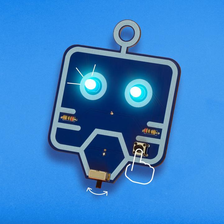 Actual product image CircuitMess Wacky Robots - Electronics Kit